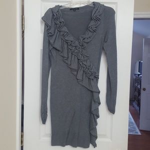 Jump Girl Ruffle Long Sleeve Dress